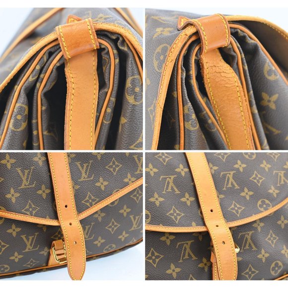Auth Louis Vuitton Saumur 35 Crossbody #45488L52B - Picture 10 of 12